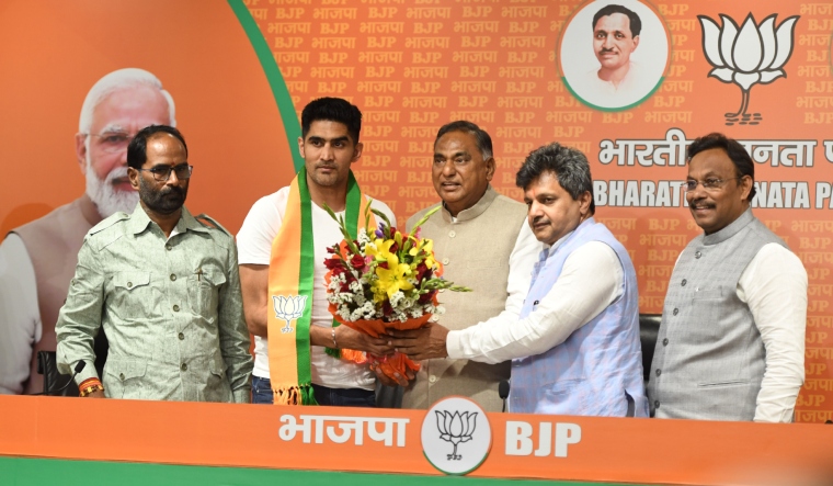 Vijender Singh joined BJP
